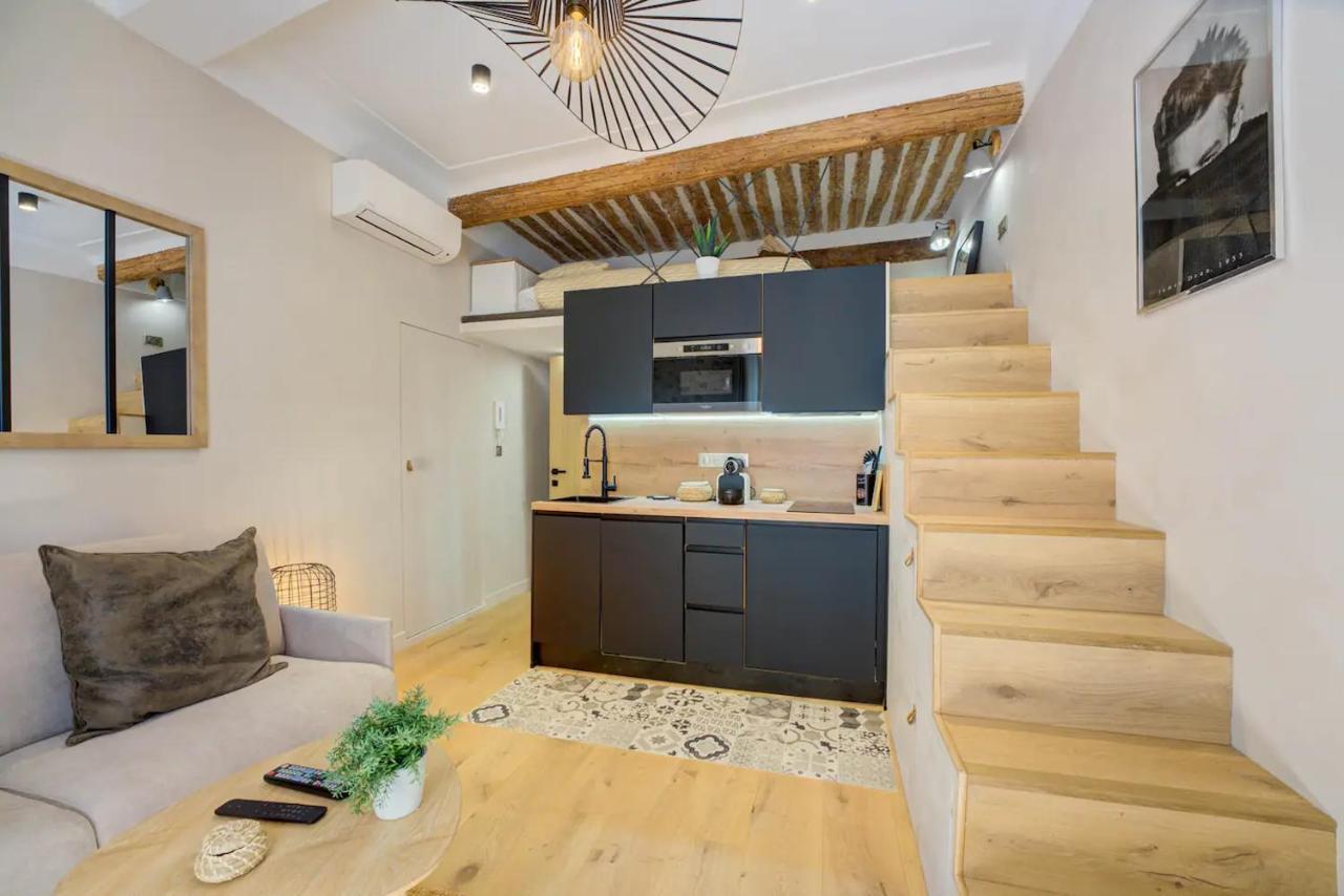 Duplex Studio Apt Mezzanine Near Shops & Cafes Leilighet Antibes Eksteriør bilde